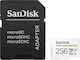 Sandisk High Endurance microSDXC 256GB Class 10 U3 V30 UHS-I με αντάπτορα