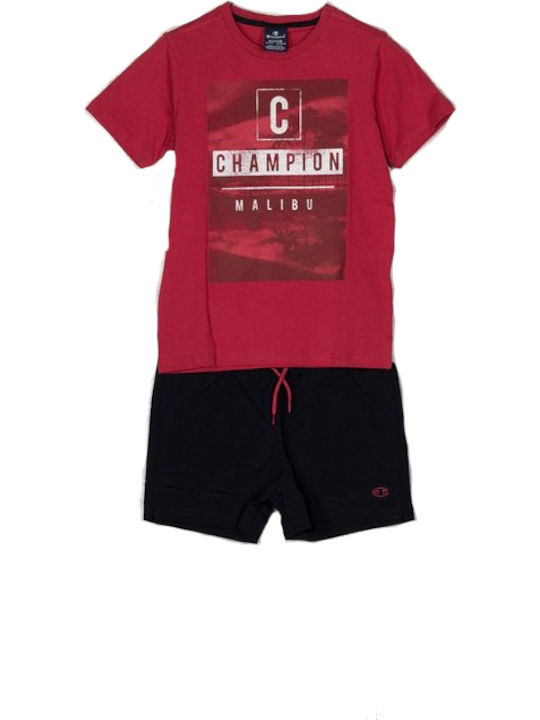 Kids' Set with Shorts Summer 2pcs Red