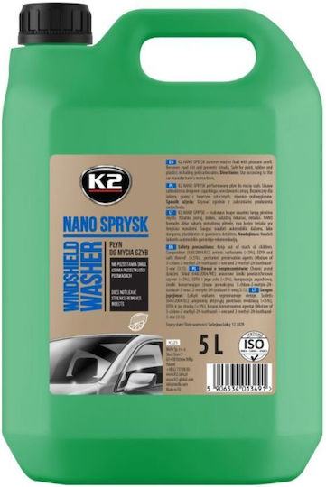 K2 Nano Sprysk Cleaner Liquid Car Windows 5lt