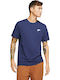 Αθλητικό T-shirt Midnight Navy / White
