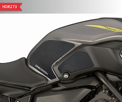 SELF-ADHESIVE SIDE TANK LATERALI NERE HDR273 FOR YAMAHA MT-07 18| PRINT