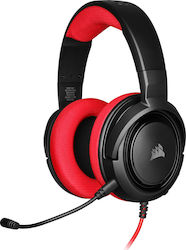 Corsair HS35 Over Ear Gaming Headset (3.5mm) Red