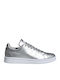 Adidas Essentials Advantage Damen Sneakers Matte Silver / Cloud White / Grey Two