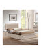 Melany Single Wooden Bed Sonoma for Mattress 90x190cm
