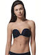 Luna Miracle Navy Μπλε Strapless Σουτιέν με Ελαφριά Ενίσχυση & Μπανέλες