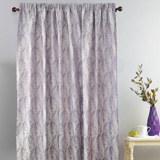 Palatex Vorhang mit Bleistiftfalten Dalhia Gelbe 280x290cm