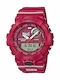 Casio G-Shock G-Squad Analog/Digital Men's Watch 48.6mm Chronograph Battery with Red Rubber Strap