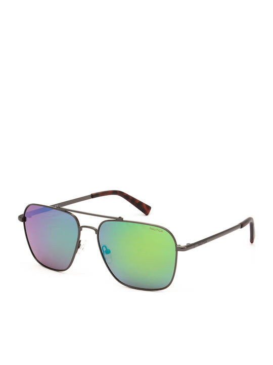 Nautica Men's Sunglasses with Gray Metal Frame N4637SP-030