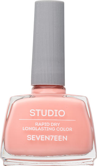 Seventeen Studio Rapid Dry Lasting Color Gloss Βερνίκι Νυχιών Quick Dry Ροζ 111 12ml