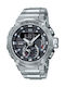 Casio G-Shock G-Steel Ceas Cronograf Solar cu Argintiu Brățară metalică