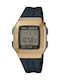 Casio Collection Digital Watch Chronograph Battery with Black Rubber Strap