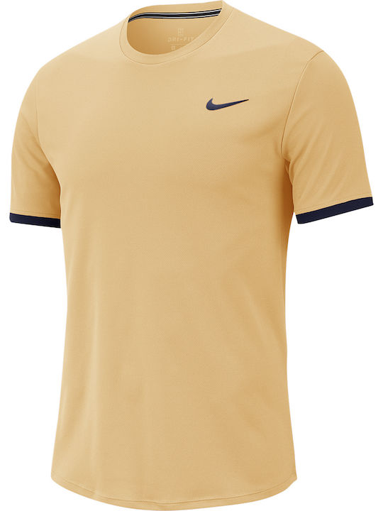 Nike Court Dry Crew 939134 251 Yellow Skroutz.gr