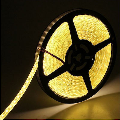 V-TAC LED Strip Power Supply 12V with Yellow Light Length 5m and 60 LEDs per Meter SMD3528