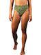 Rock Club BP-3107 Bikini Slip Hohe Taille Khaki BP3107.khaki-snake