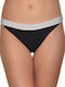 Rock Club BP-3069 Bikini Slip Black BP3069.black-shiny