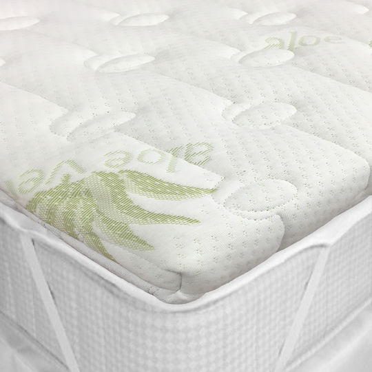 Palatex Matratzentopper Supreme Einzel Memory-Schaum Mit Aloe Vera & Gummibänder 100x200x5cm