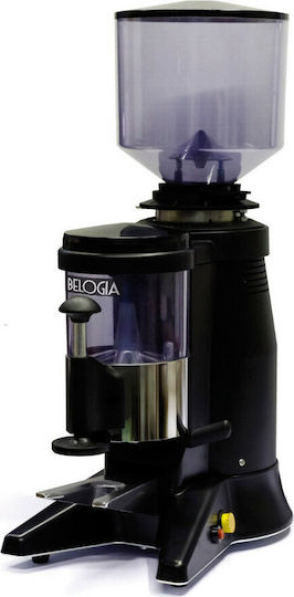 Belogia D 68 Conic Auto Vent Coffee Grinder with Doser 450W and Bean Hopper Capacity 1.2kg Black