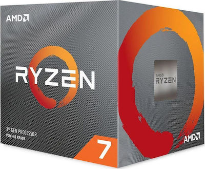 AMD Ryzen 7 3700X 3.6GHz Επεξεργαστής 8 Πυρήνων για Socket AM4 σε Κουτί με Ψύκτρα