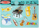 Lemnos Puzzle pentru Copii cu Îmbinări Sound Musical Instruments 8buc Melissa & Doug