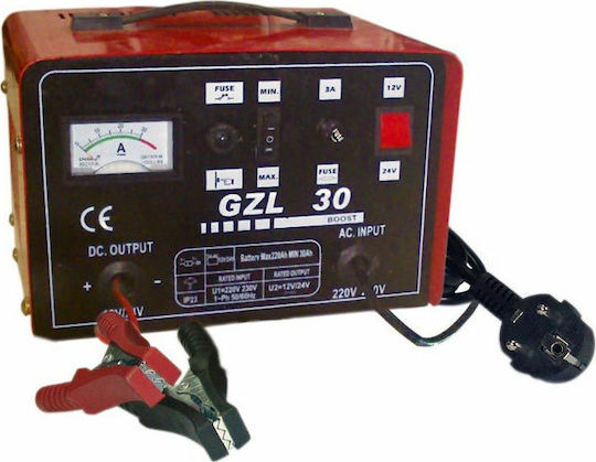 Auto Gs 12V / 24V 30AH Φορτιστής Μπαταρίας Αυτοκινήτου 12/24V 12V / 24V 30AH