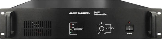 Audio Master PA250 Τελικός Ενισχυτής Εγκαταστάσεων 250W/100V με Σύστημα Ψύξης