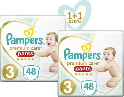 Pampers Premium Care Pants Νo 3 (6-11kg) 96τμχ - Skroutz.gr