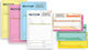 A5 Self-Copy Notebook 3-Part Colorful 30 Pieces Notebook 30 Pieces