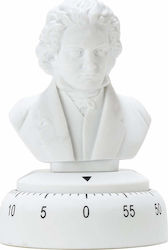 Kikkerland Countdown Analog Kitchen Timer Beethoven