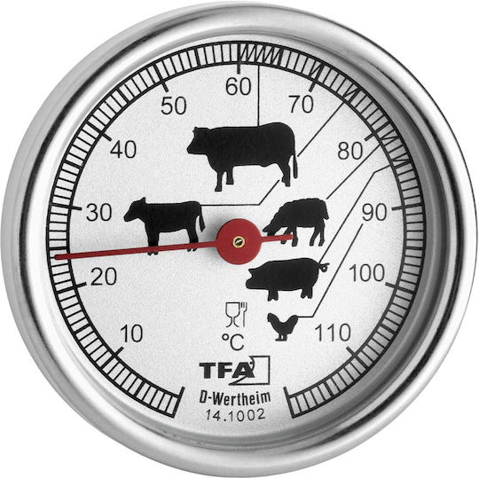 TFA 14.1002.60.90 Analog Oven Thermometer with Probe 0°C / +120°C