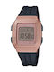 Casio Колекция Дигитален Мъжки Часовник 34мм Хронограф На Батерия с Черен Каучук Каишка