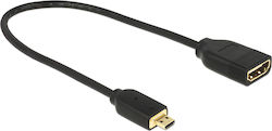 DeLock 65687 micro HDMI male σε HDMI female