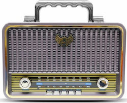 KEMAI MD-1908BT Retro mit Bluetooth und USB Gray