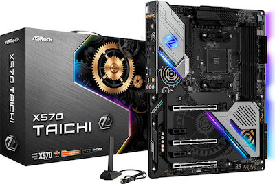 ASRock X570 Taichi Wi-Fi Motherboard ATX with AMD AM4 Socket