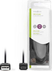 Nedis CCGB60500BK20 Редовна USB 2.0 към Микро USB 2м Черен