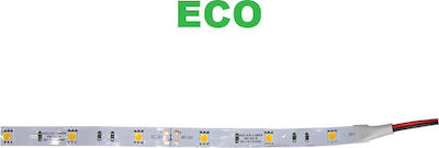 Adeleq Bandă LED Alimentare 12V cu Lumină Alb Cald Lungime 5m și 30 LED-uri pe Metru SMD5050