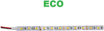 Adeleq Ταινία LED Τροφοδοσίας 12V με Φυσικό Λευκό Φως Μήκους 5m και 60 LED ανά Μέτρο Τύπου SMD5050