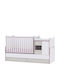 Lorelli Convertible Baby Crib Minimax White & Pink Crossline for Mattress 60x120cm