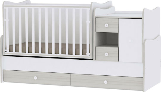 Lorelli Люлка Minimax Бяла/Светъл Дъб С Чекмедже