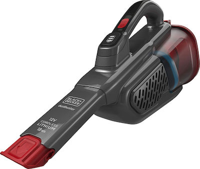 Black & Decker Dustbuster Επαναφορτιζόμενο Σκουπάκι Χειρός 12V Grey/Red