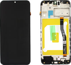 Samsung Screen with Frame for Galaxy M20 (Black)