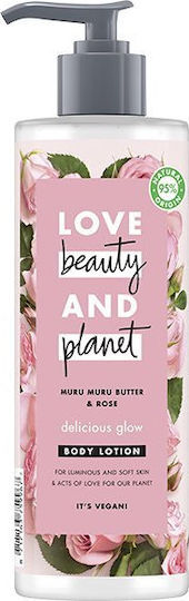 Love Beauty and Planet Muru Muru Butter & Rose Ενυδατική Lotion Σώματος 400ml