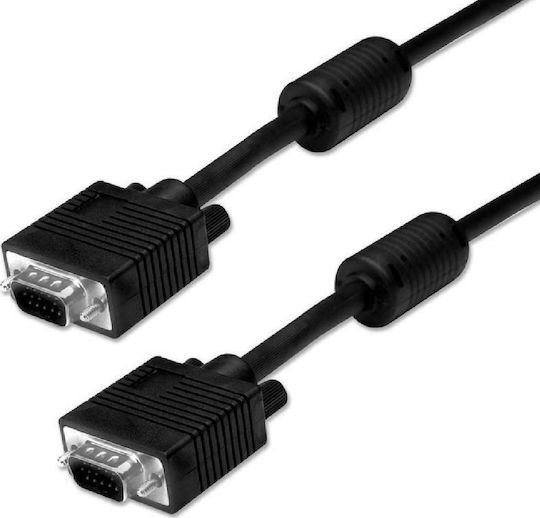 Powertech VGA male to VGA male Black 5m Cable (CAB-G027)