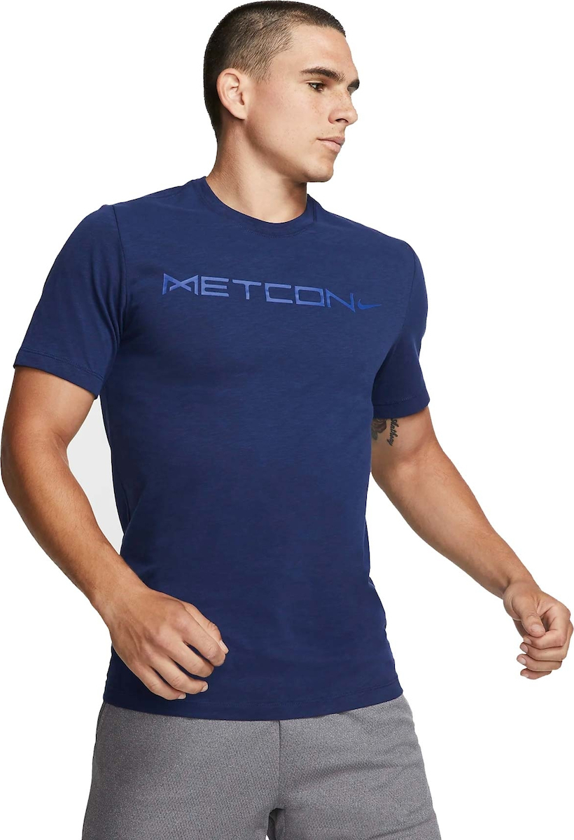 Nike Dri FIT Metcon Dri Fit T shirt Navy CJ9478 492 Skroutz.gr