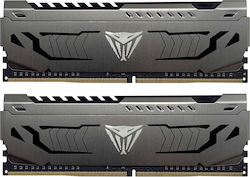 Patriot Viper Steel 16GB DDR4 RAM cu 2 module (2x8GB) și Viteză 3000 pentru Desktop