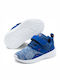 NRGY Comet V INF Kids Sports Shoes Running with Hoop & Loop Closure Blue