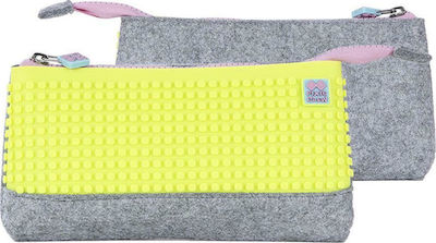 Pixie Crew Pencil Case with 1 Compartment Yellow PXA-01-W05