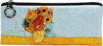 Fridolin Van Gogh Pencil Case with 1 Compartment Light Blue