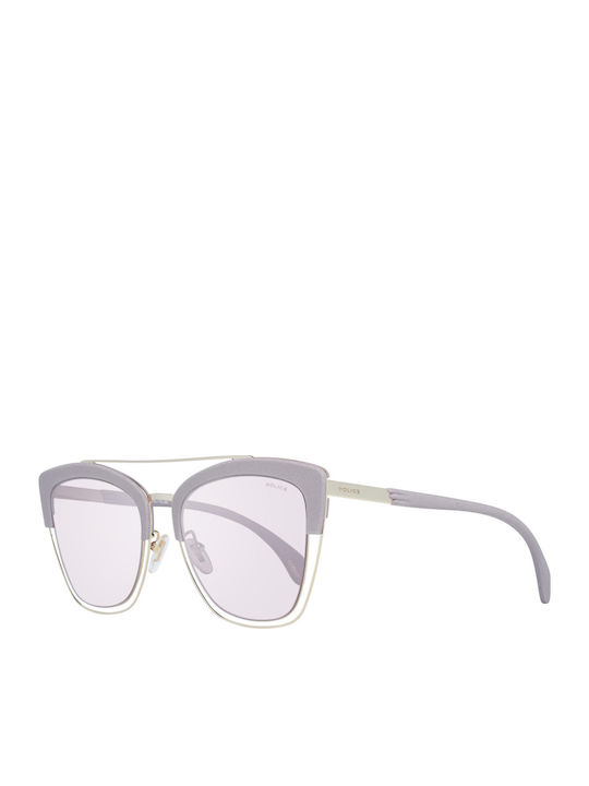 Police Women's Sunglasses with Purple Frame and...