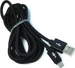 S-51 Regulär USB 2.0 auf Micro-USB-Kabel Schwarz 2m 1Stück