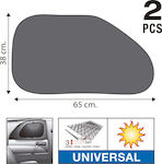 Sumex Car Side Shade with Suction Cup Tinted Black 65x38cm